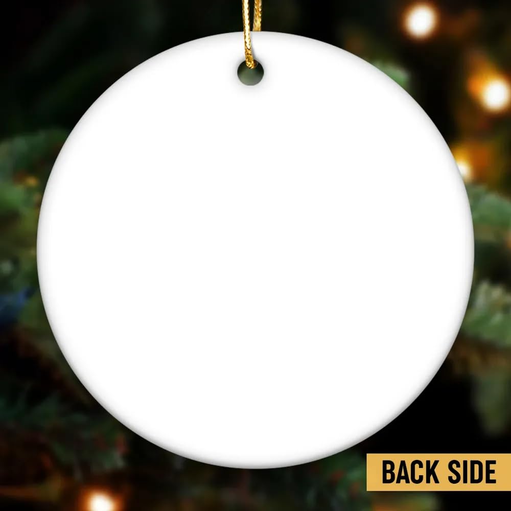 Ready to hang ornament with pre-attached string