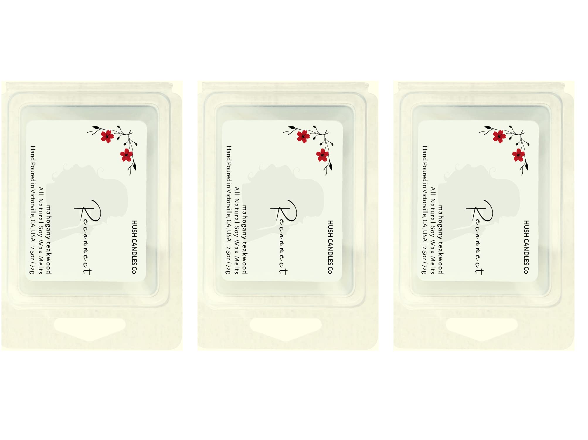 All natural soy wax melts paraffin free ingredients close up
