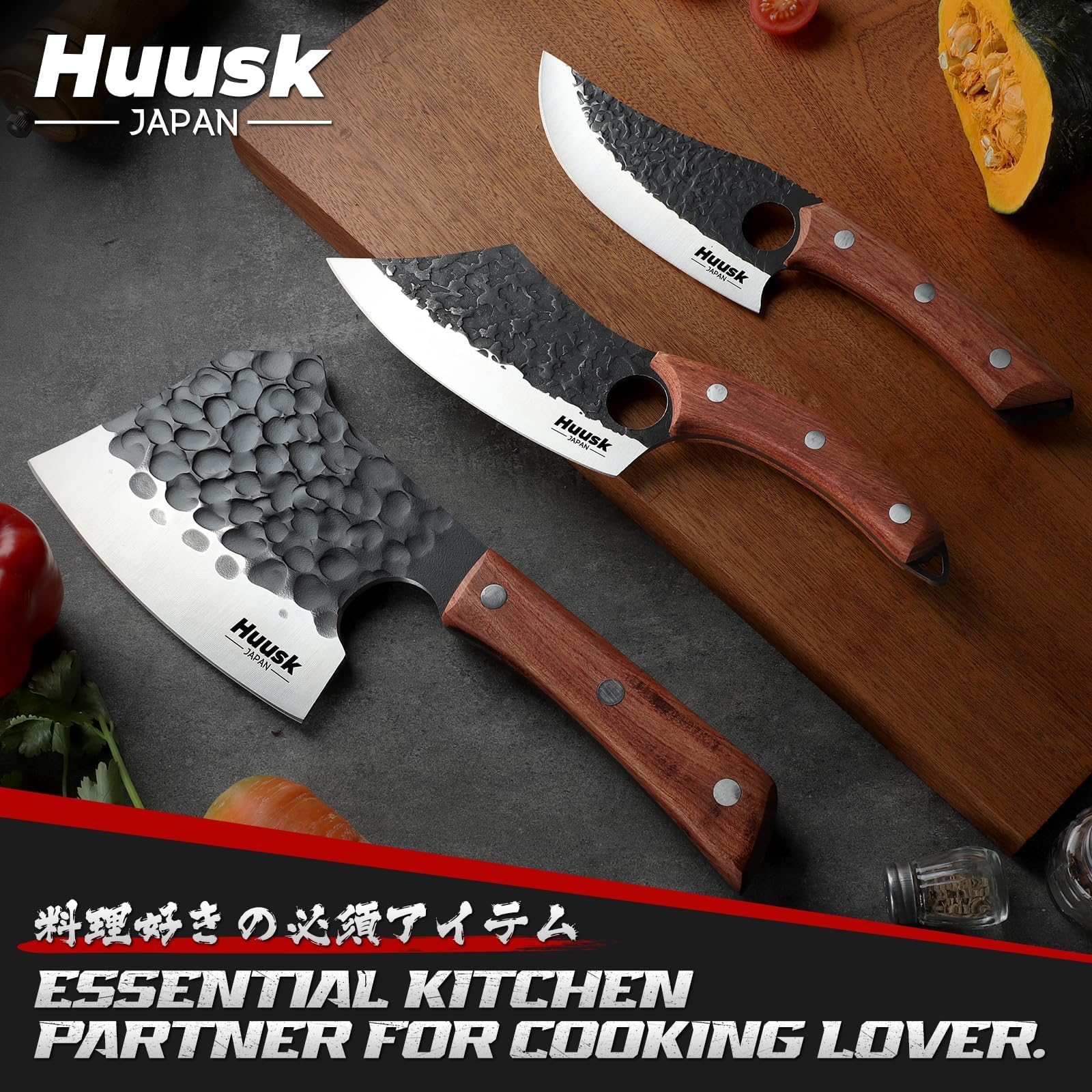 Boning knife from Huusk set for deboning