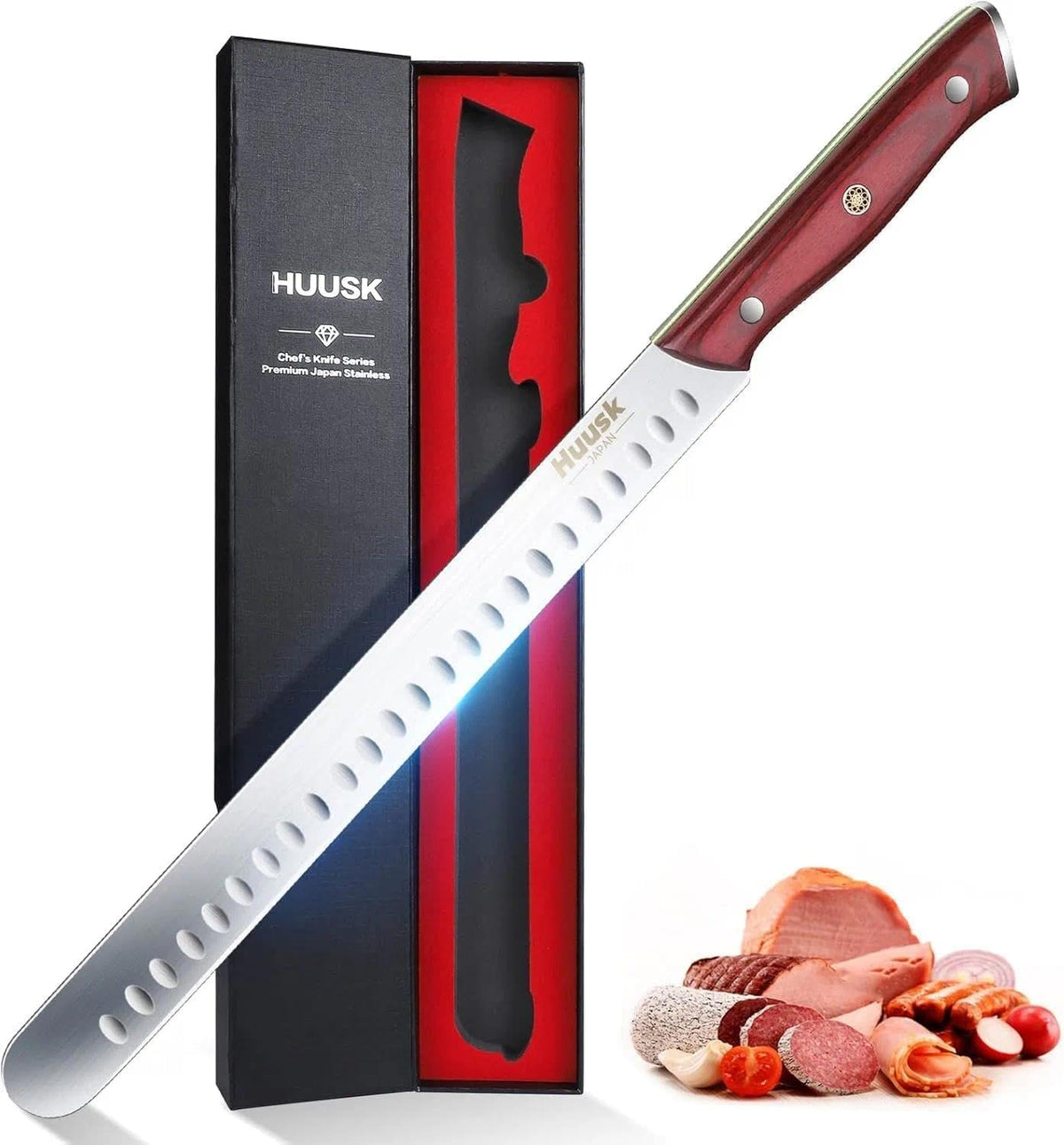 Huusk brisket knife 11 inch rosewood handle image