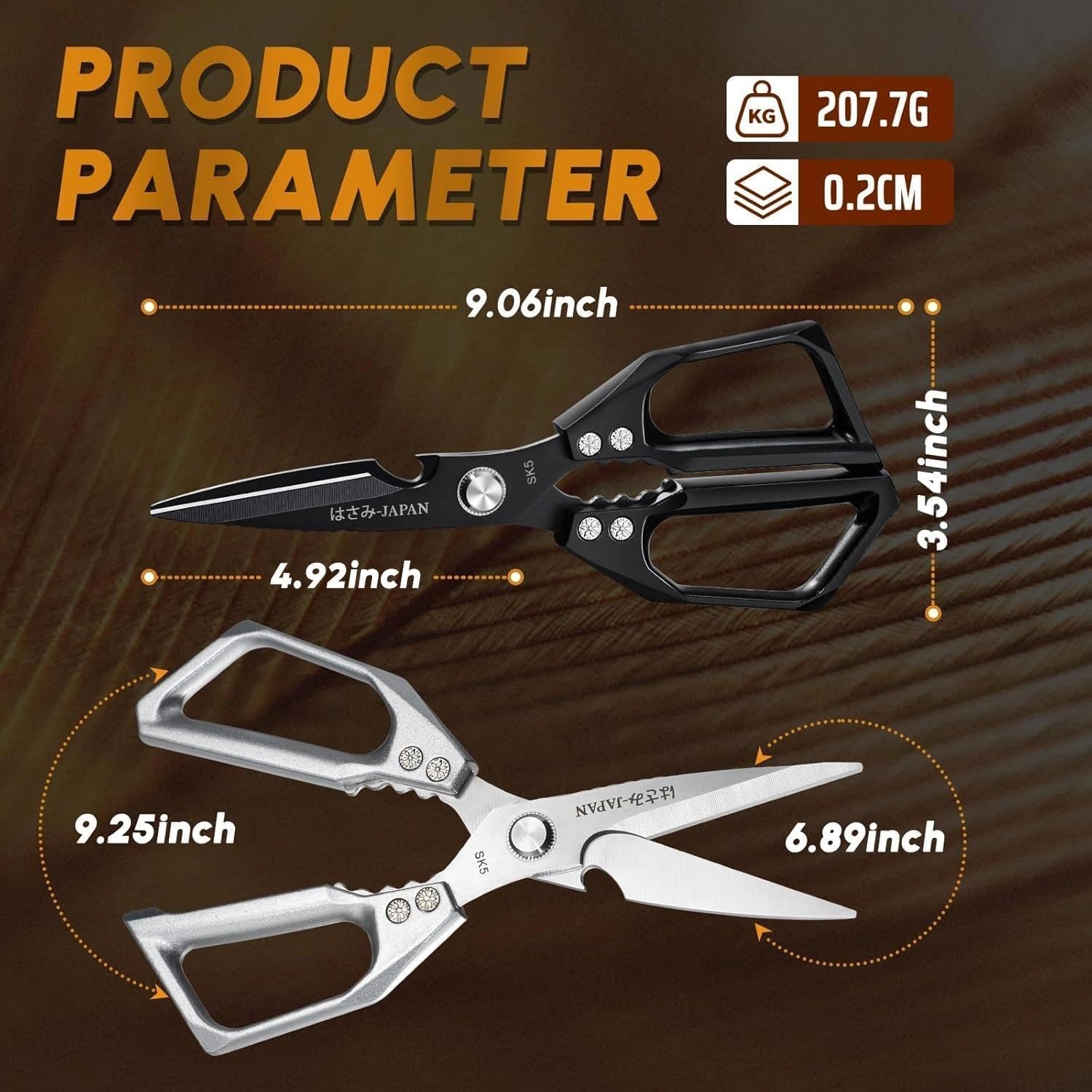 Gift-ready Huusk Kitchen Shears Set for cooks and families