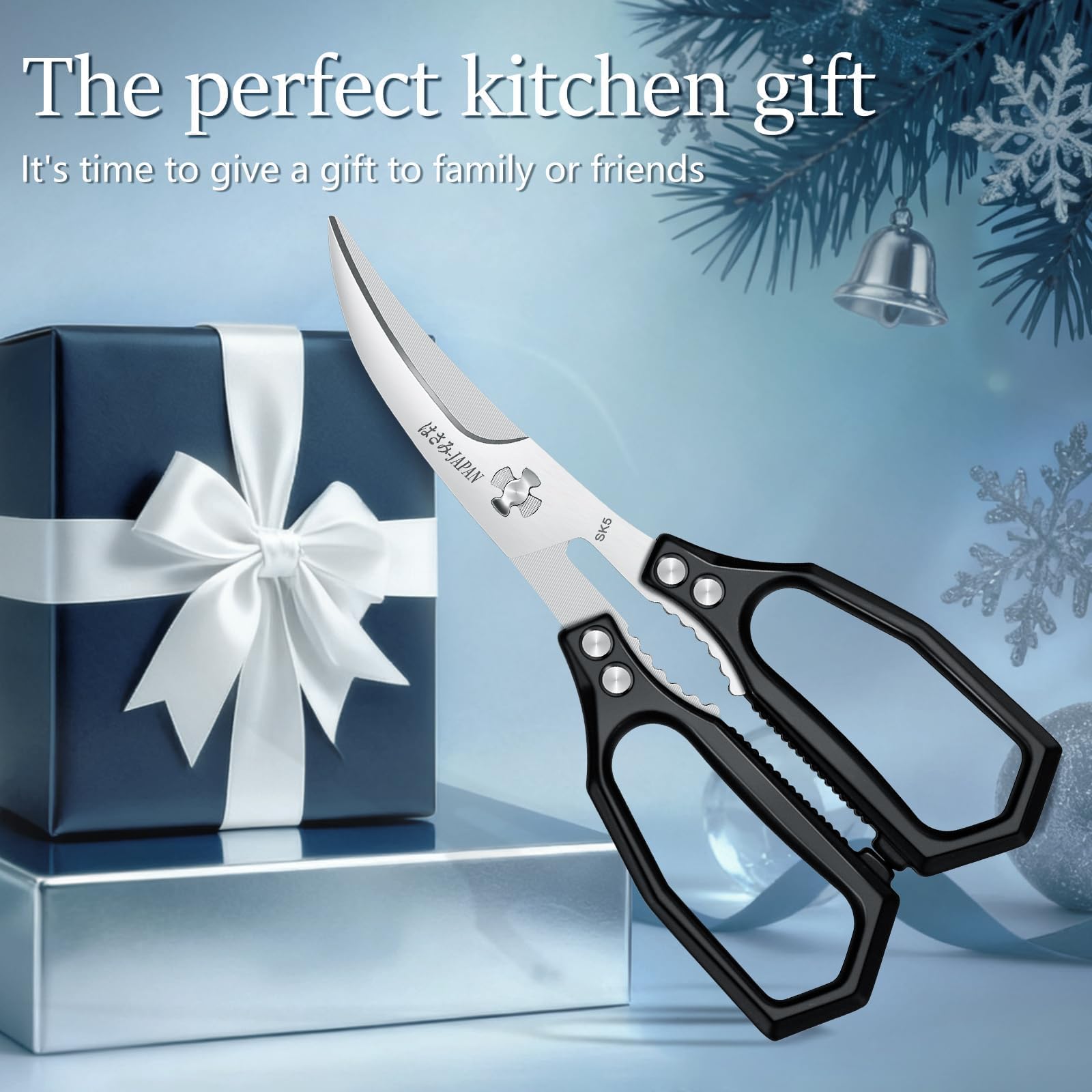 Gift-ready packaging for Huusk kitchen scissors