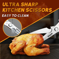 Huusk Kitchen Scissors 9 inch size detachable for storage