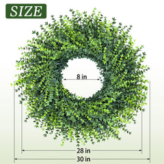 HUZIYAHAN front door all season wreath