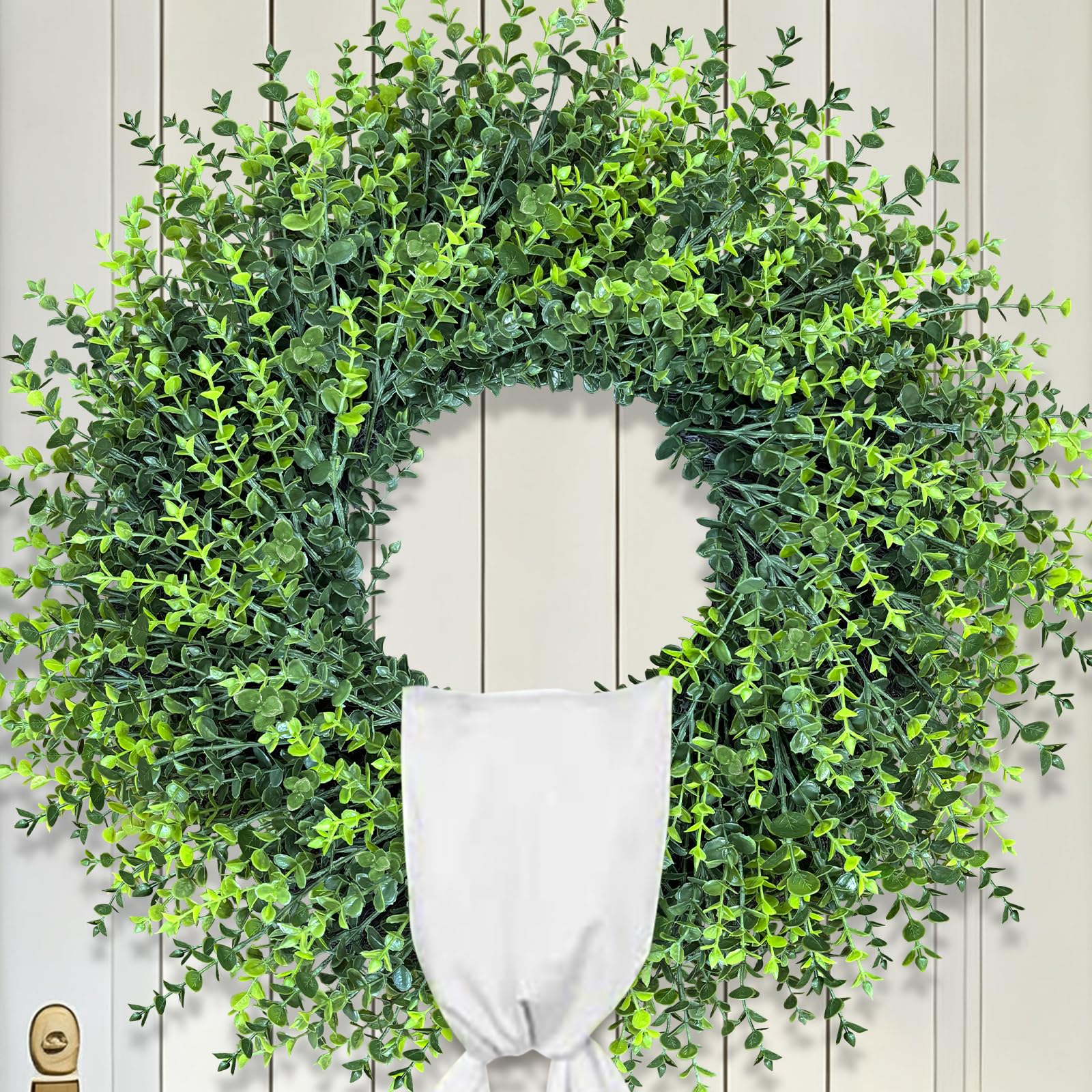 HUZIYAHAN front entry wreath for farmhouse style
