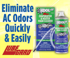 HVAC system cleaning foam for vehicles
