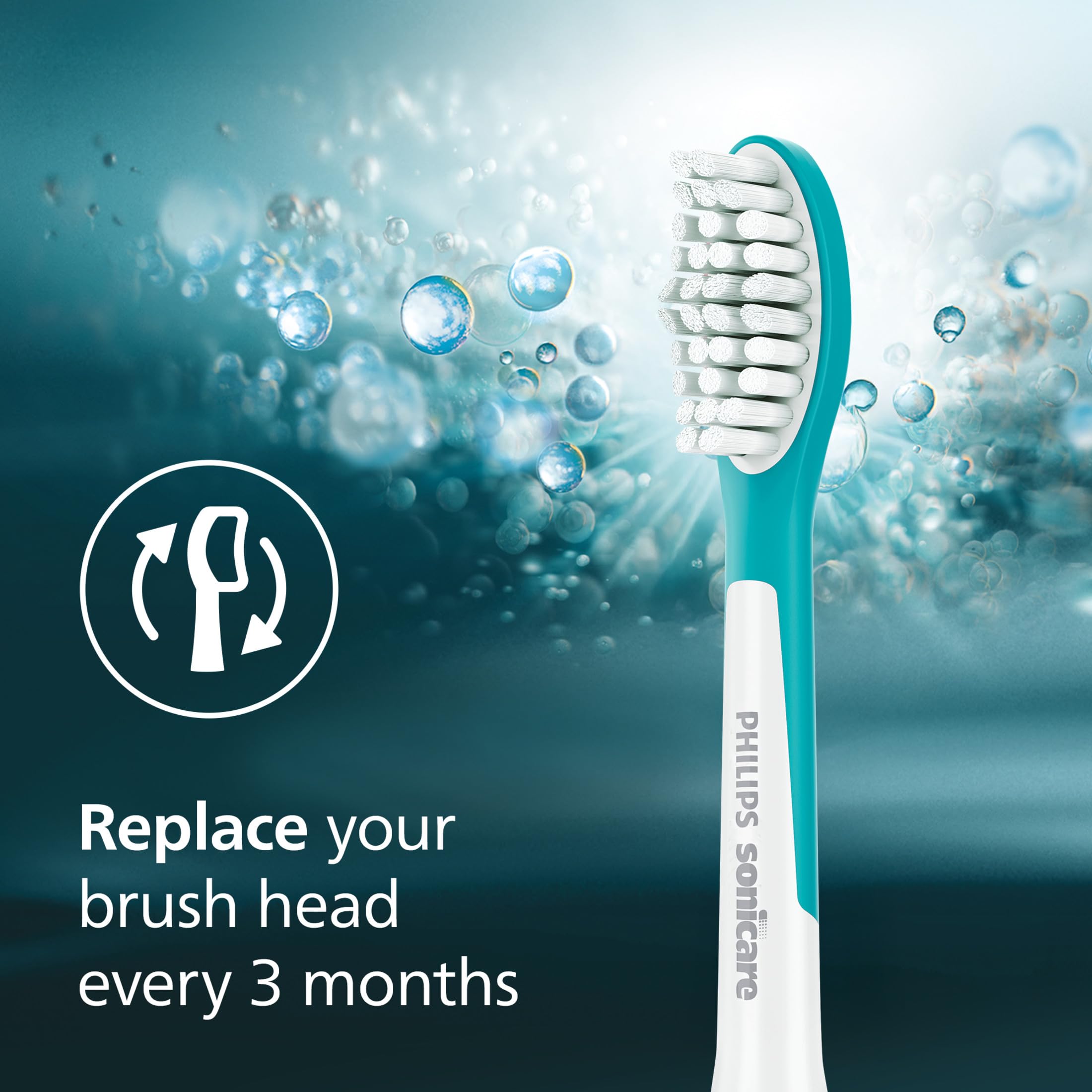 Philips Sonicare for Kids 7+ heads with soft bristles and contoured profile