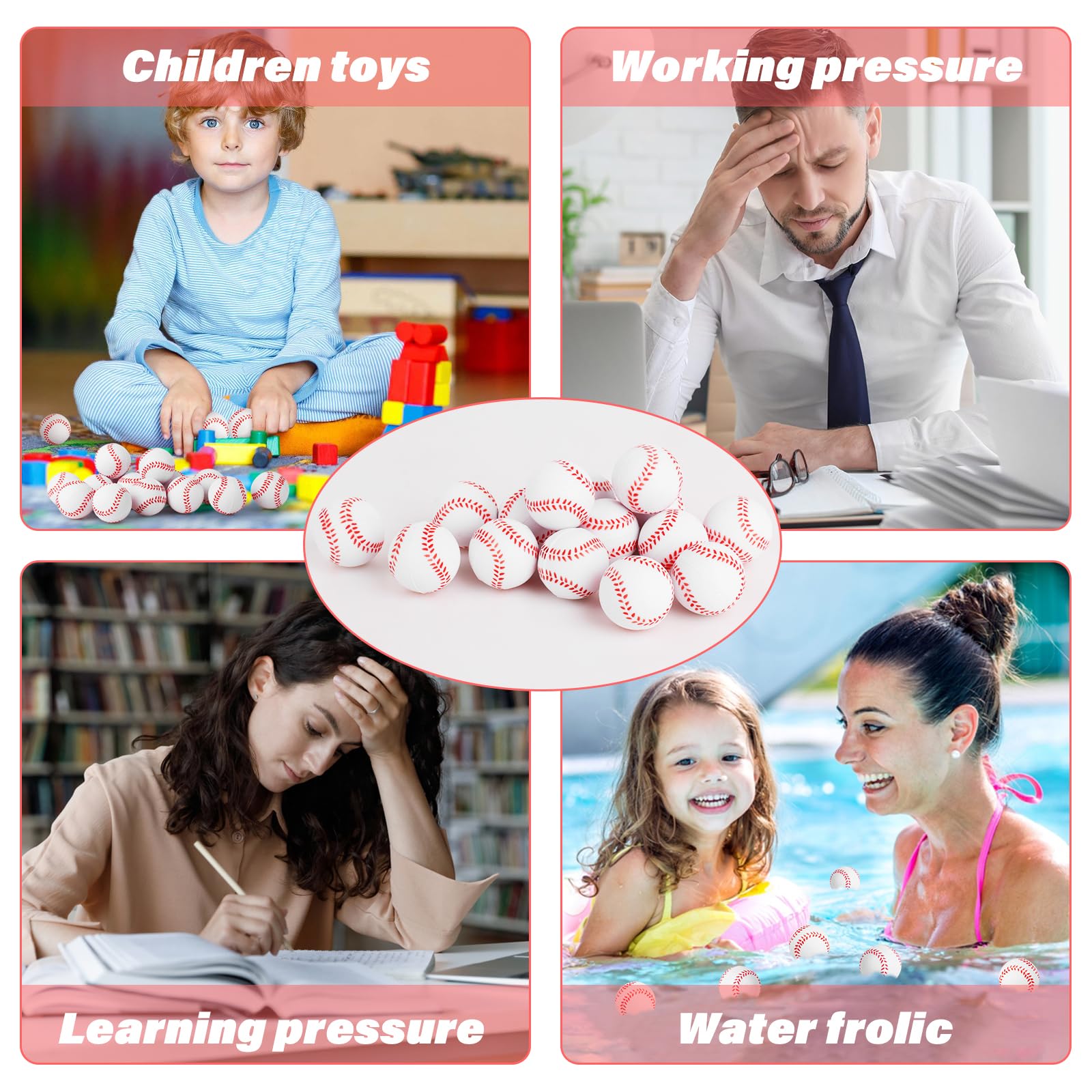 Stress relief squeeze toy for hand exercise