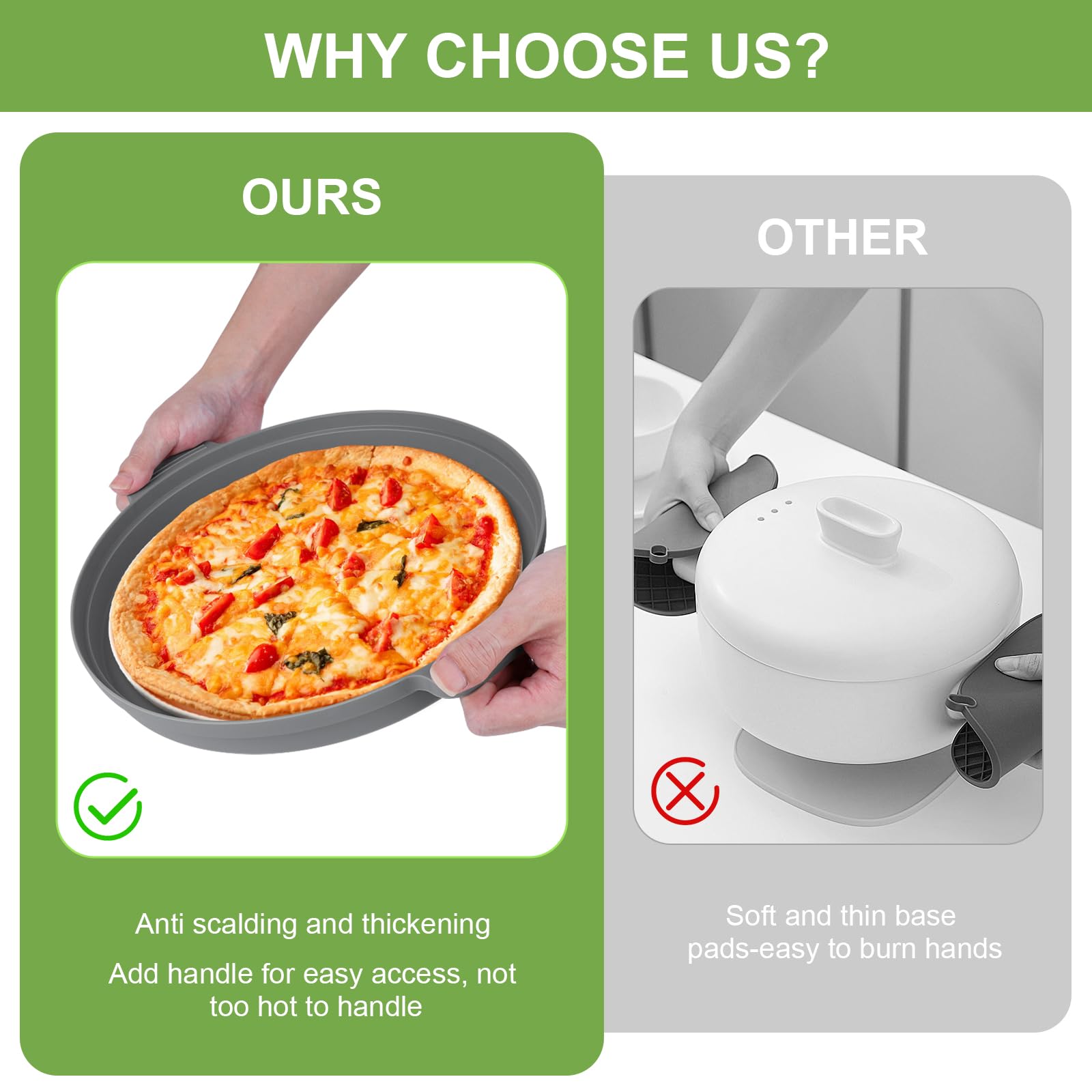 Vent design microwave cover safe steam release