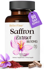 HyberVive saffron supplements 88.5mg per veggie capsule