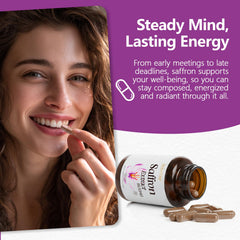 Saffron supplements 88.5mg mood energy from HyberVive
