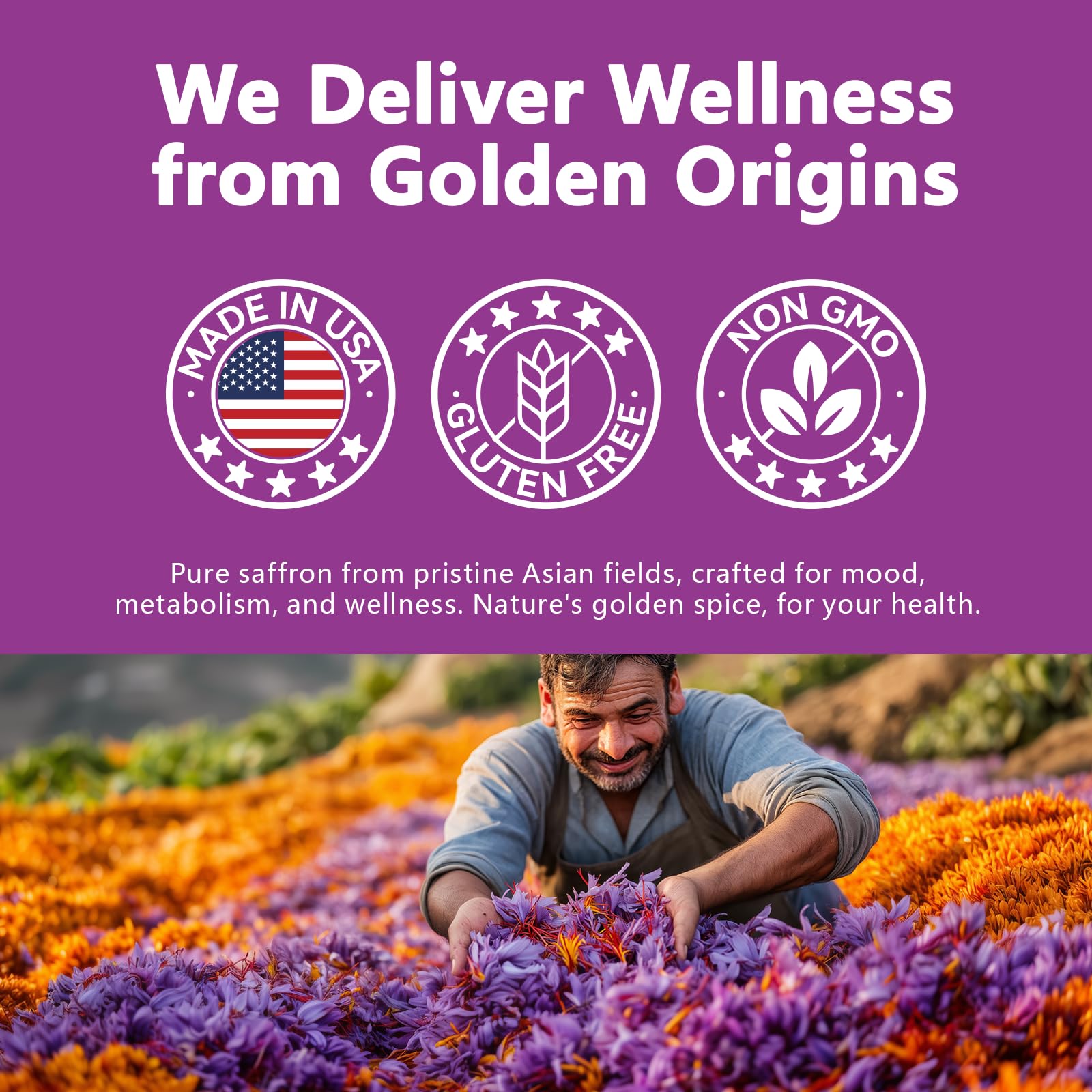 Natural color variation may occur in saffron capsules