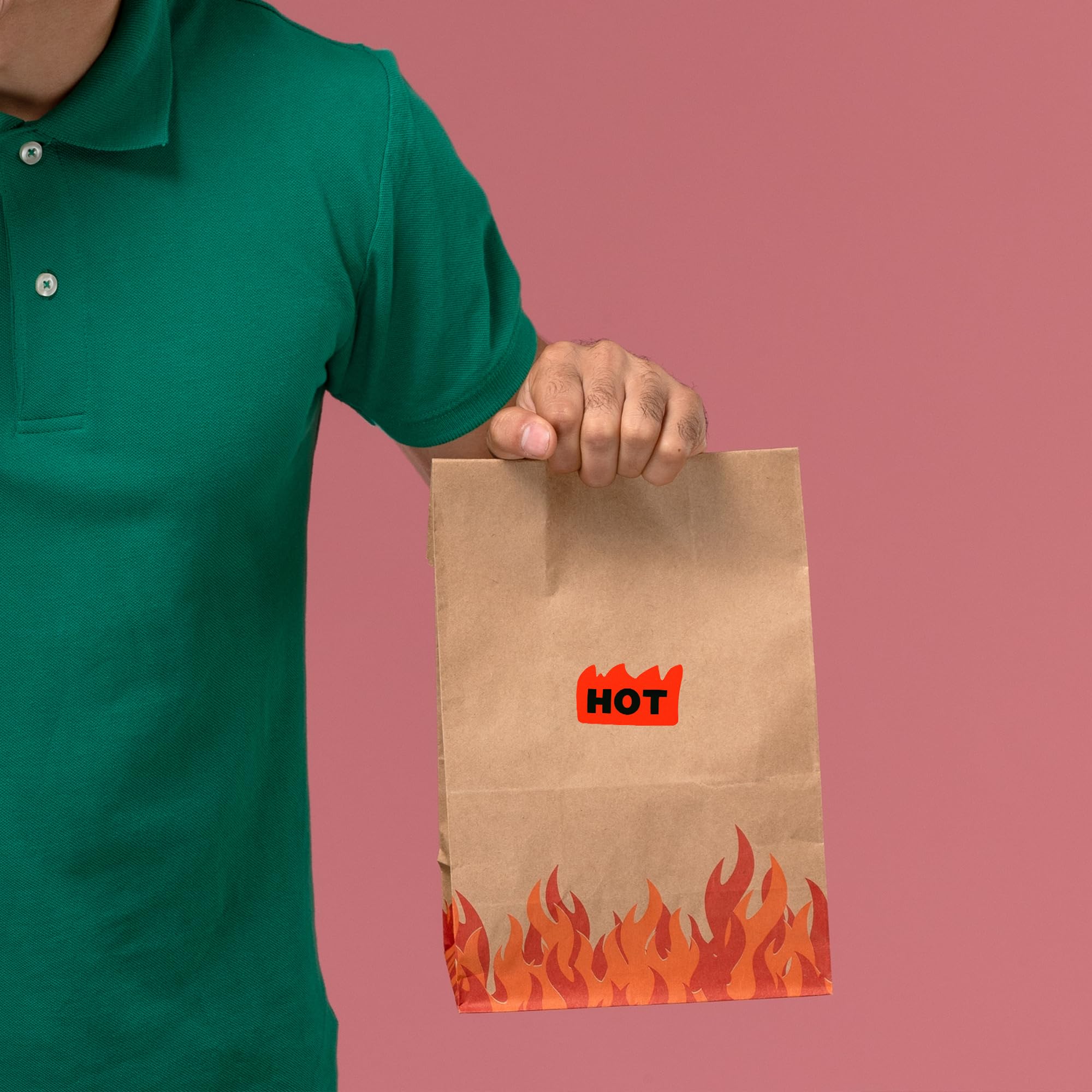 Rave hot stickers for festivals and spicy sauce labeling