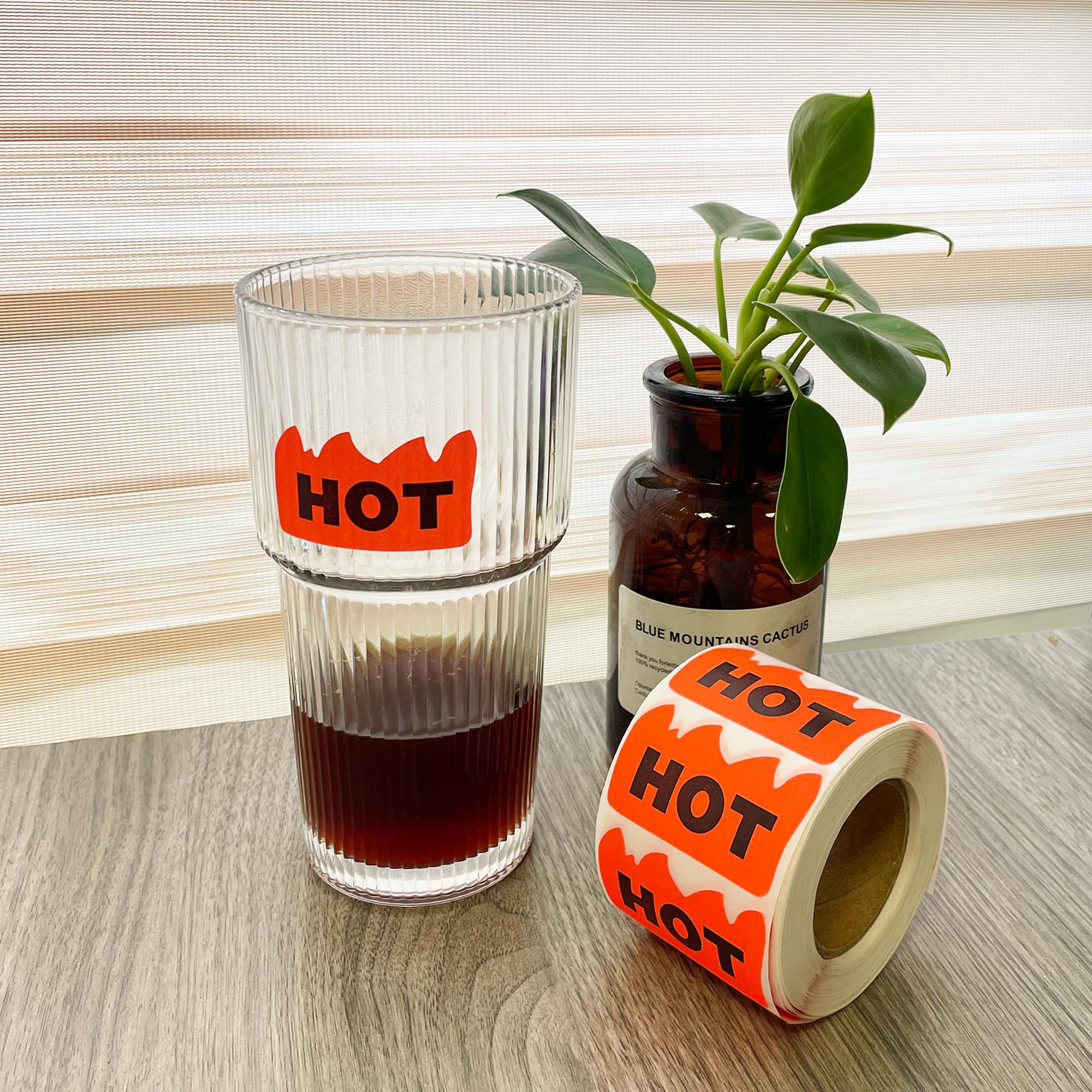 Hybsk hot labels tear and stick design for quick use