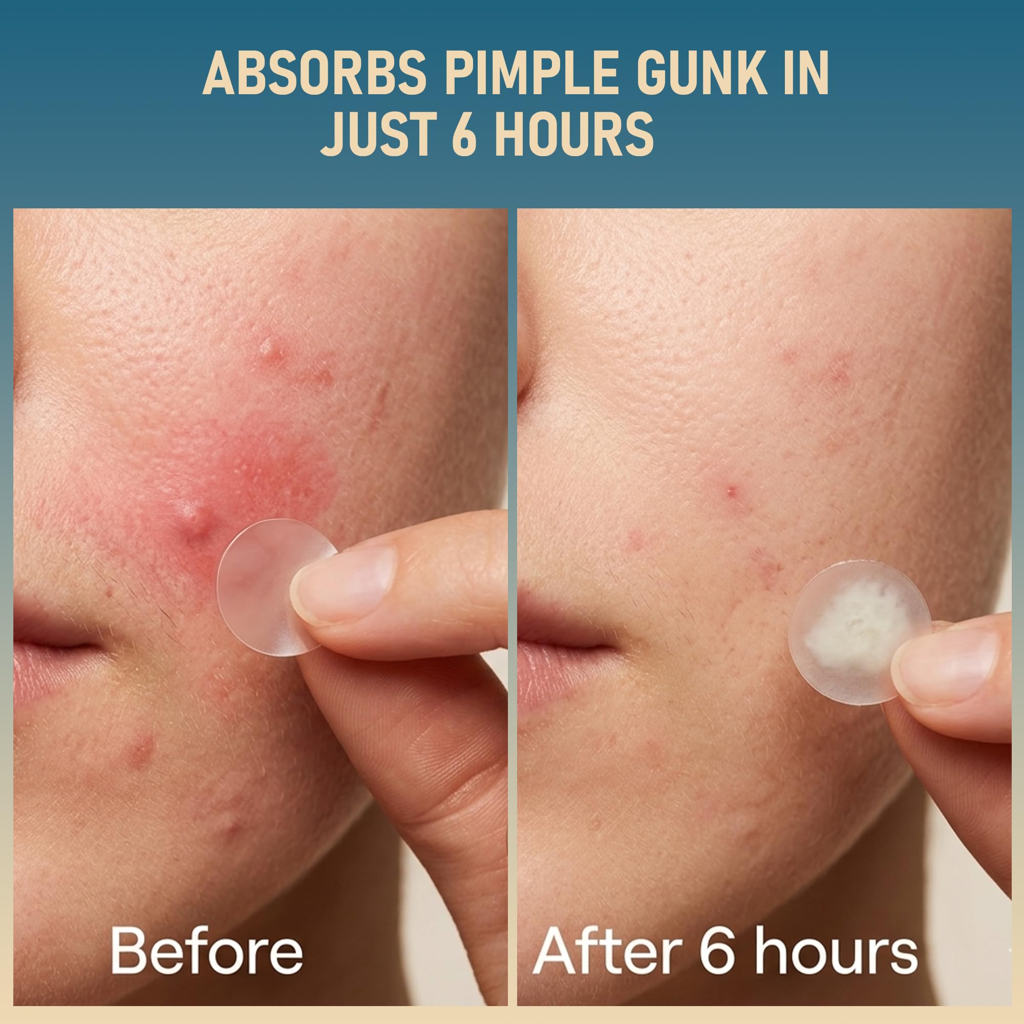 Hydrocolloid acne patches for face by TKGOU