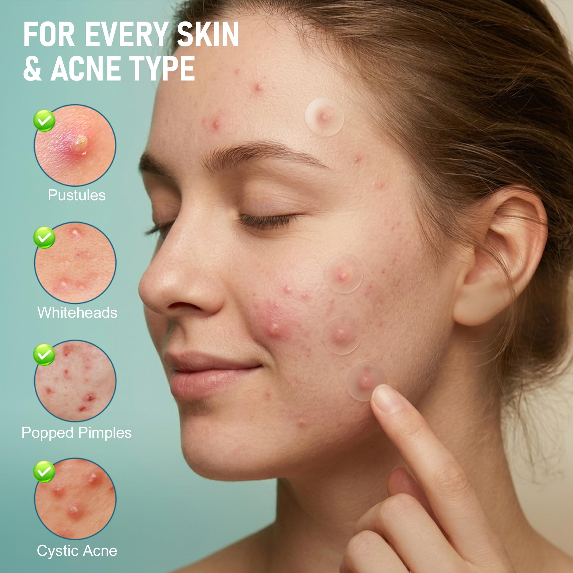 Hypoallergenic patches for all skin types