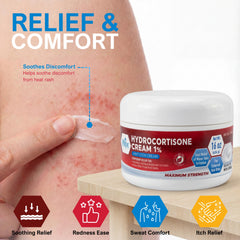 MED Pride hydrocortisone cream bottle for skin relief