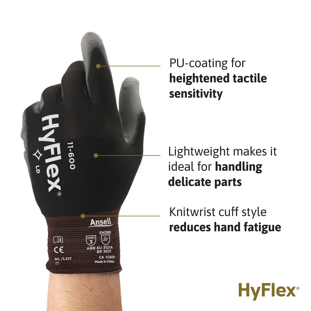 HyFlex 11-600 gloves size L 12 pairs