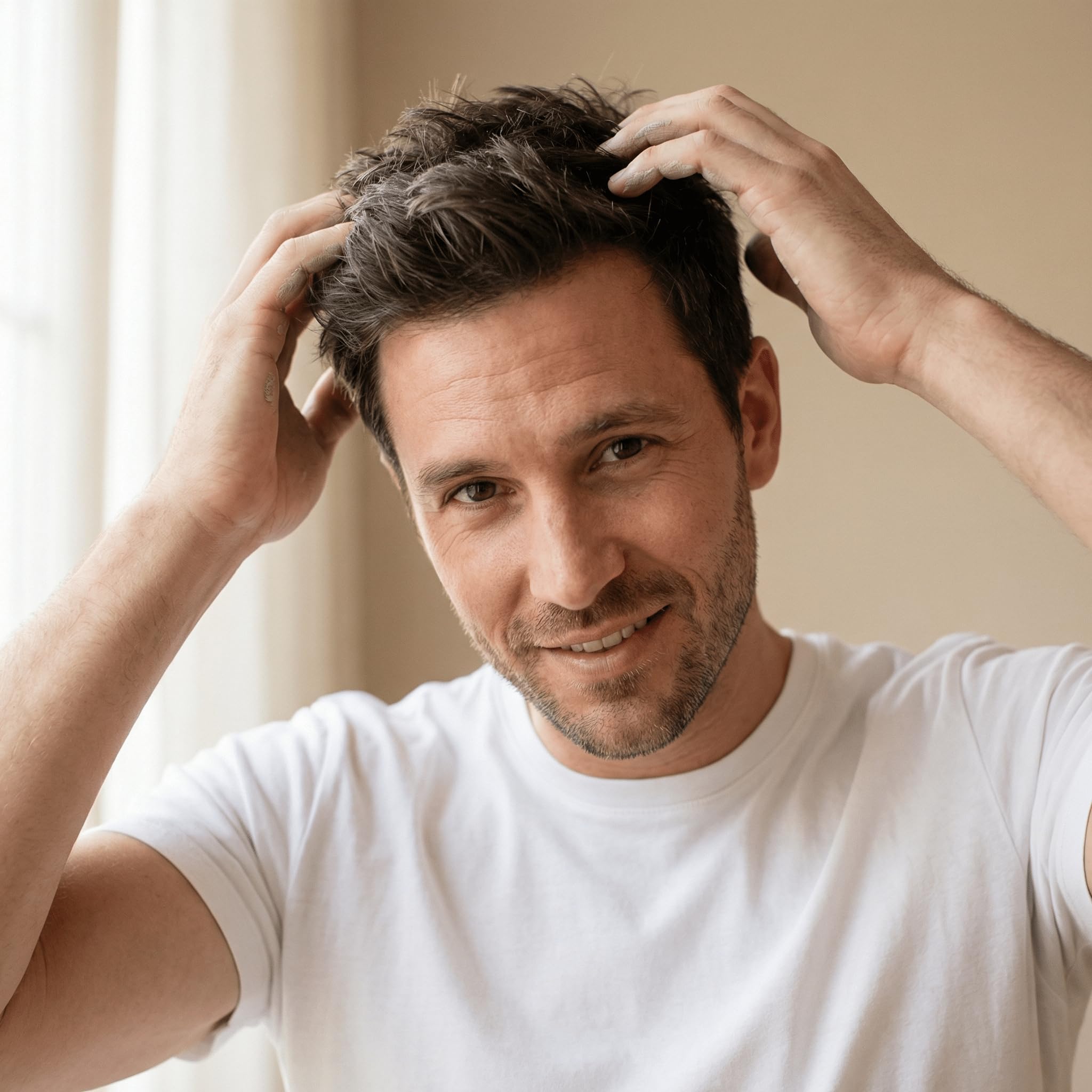 Sandalwood scent HygieneLab Hair Clay for Men image