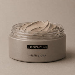 HygieneLab Hair Clay for Men jar 3.5 oz