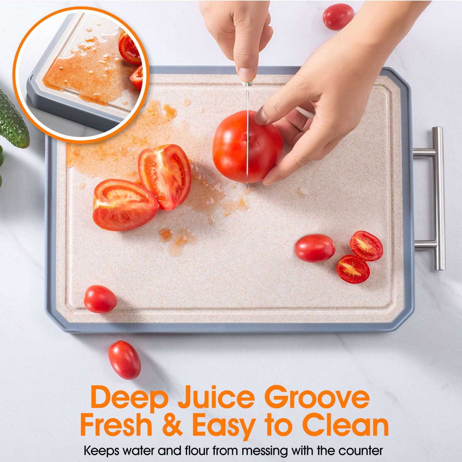 Dishwasher safe cutting board easy to clean