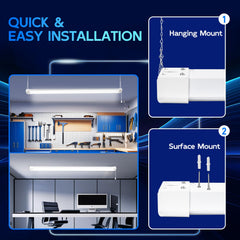 hykolity 4ft LED shop light linkable up to 3 units