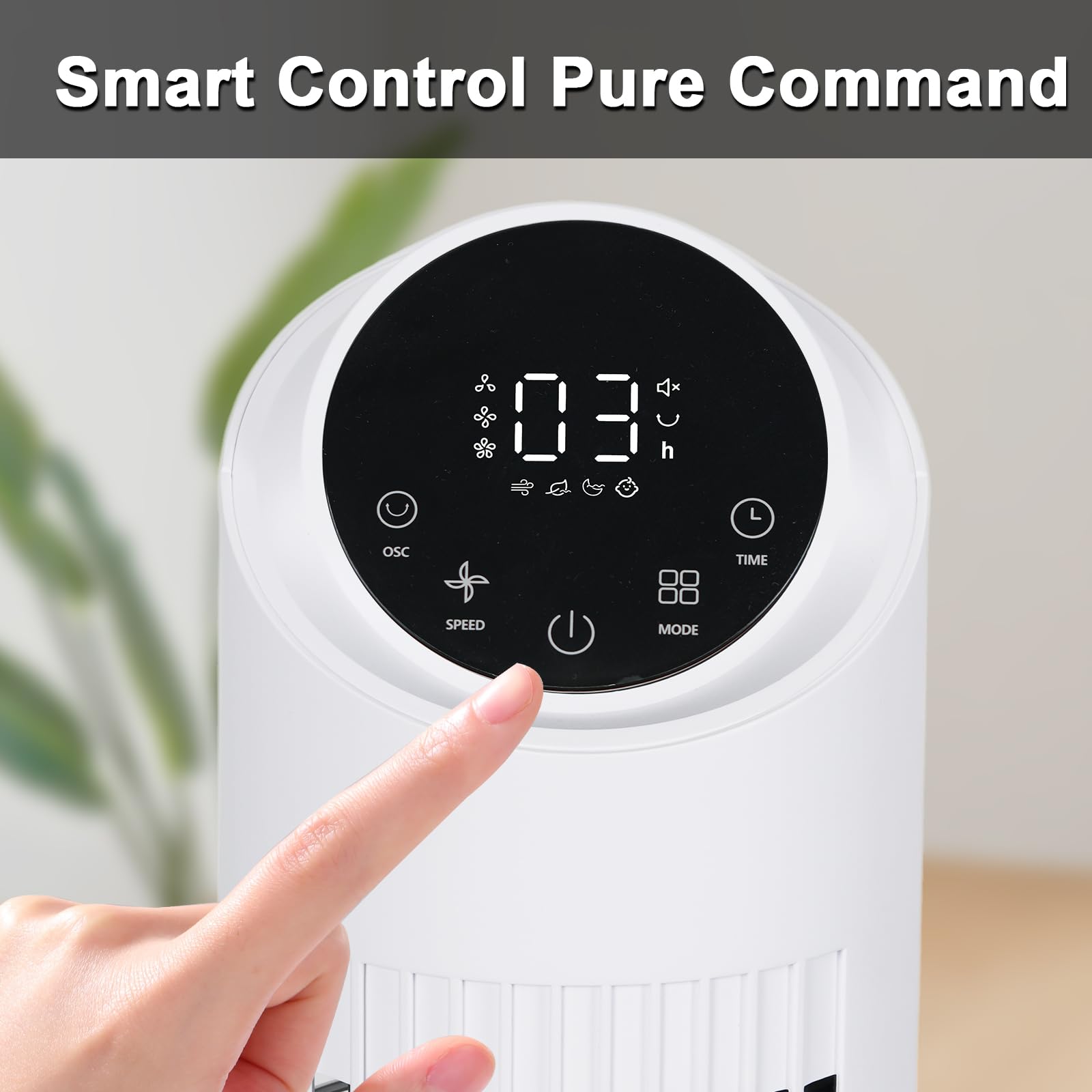 hykolity remote slot design for tower fan