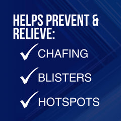 Hypoallergenic paraben-free chafing relief in use