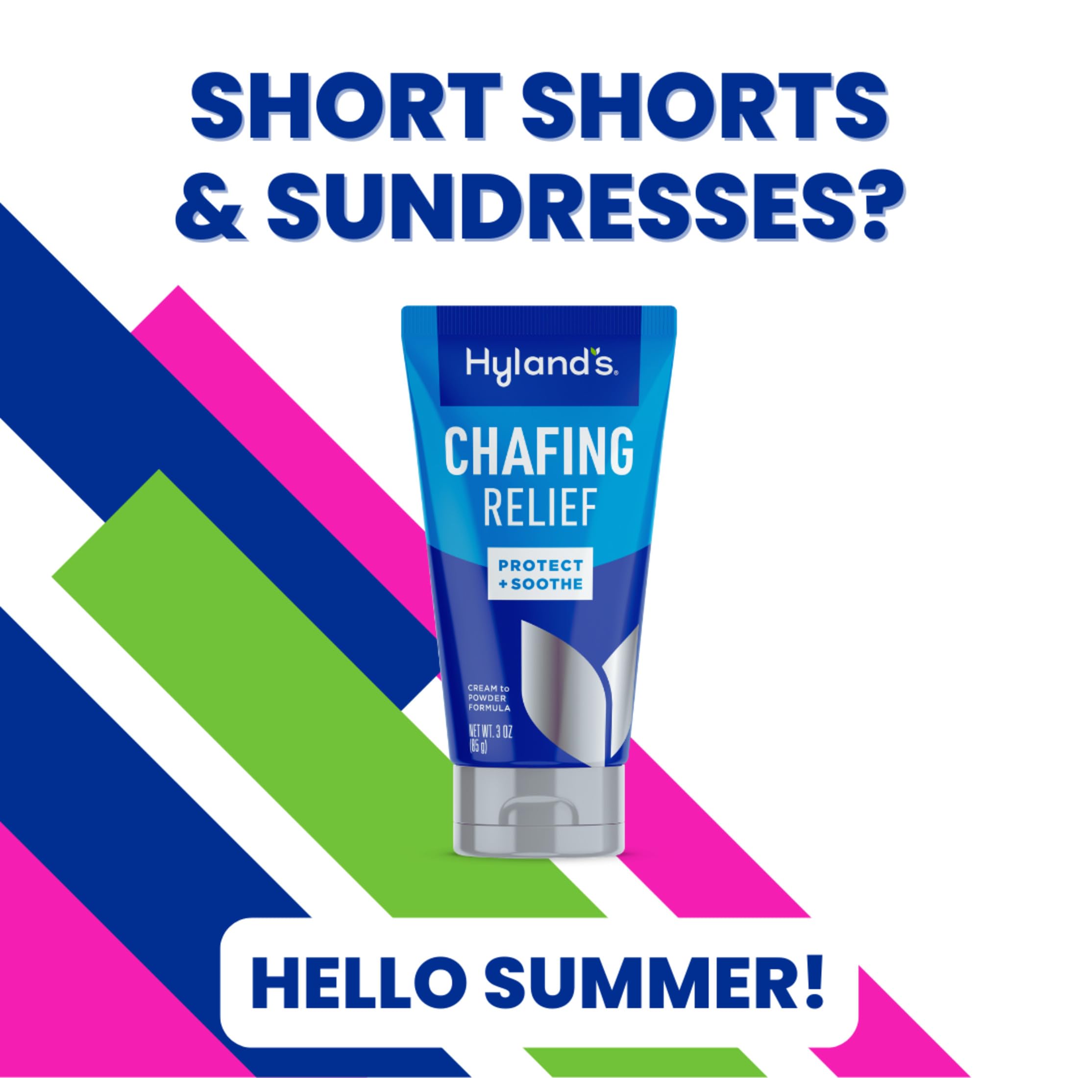 Safe for sensitive areas chafing protection