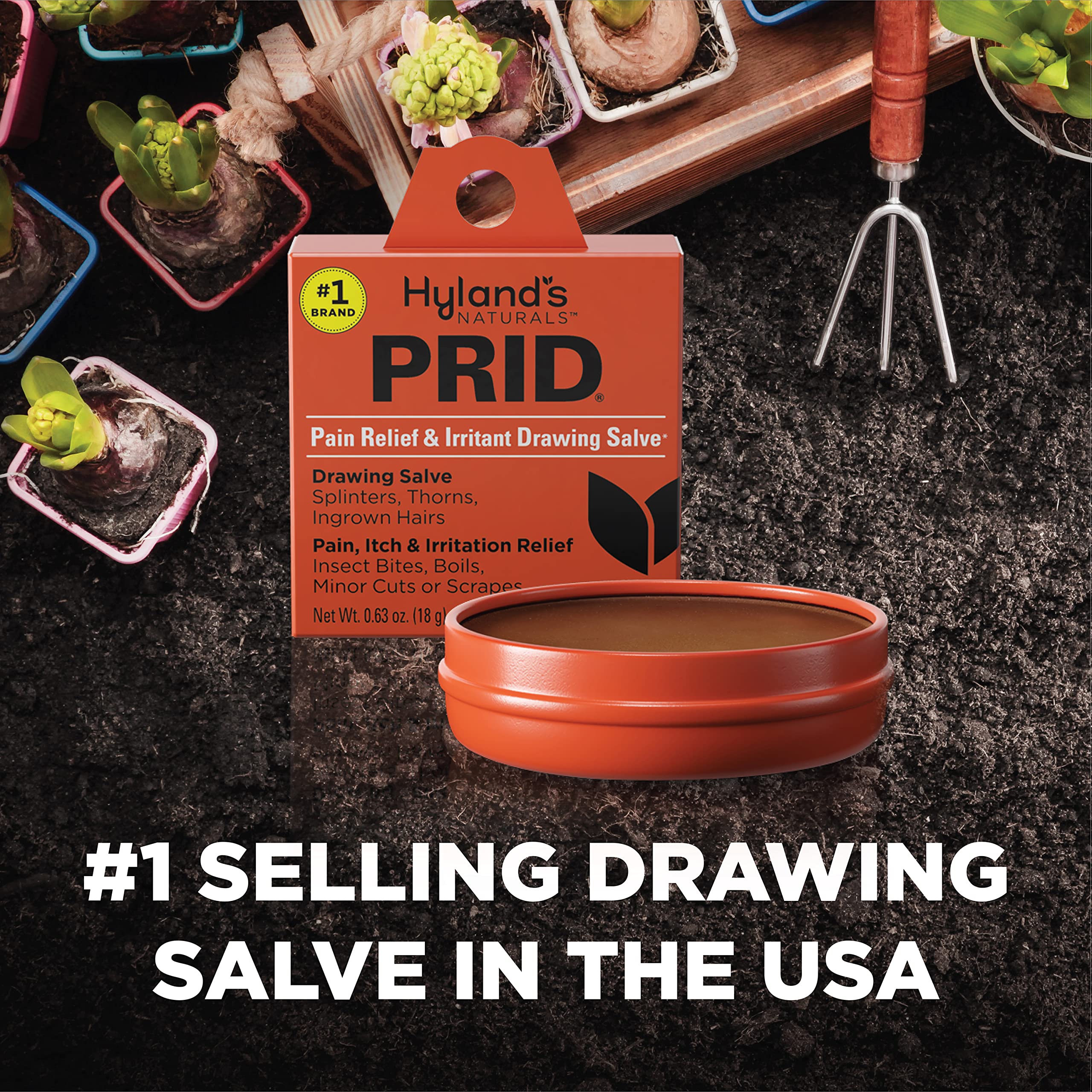 Hyland's PRID Drawing Salve reduces boils and minor scratches