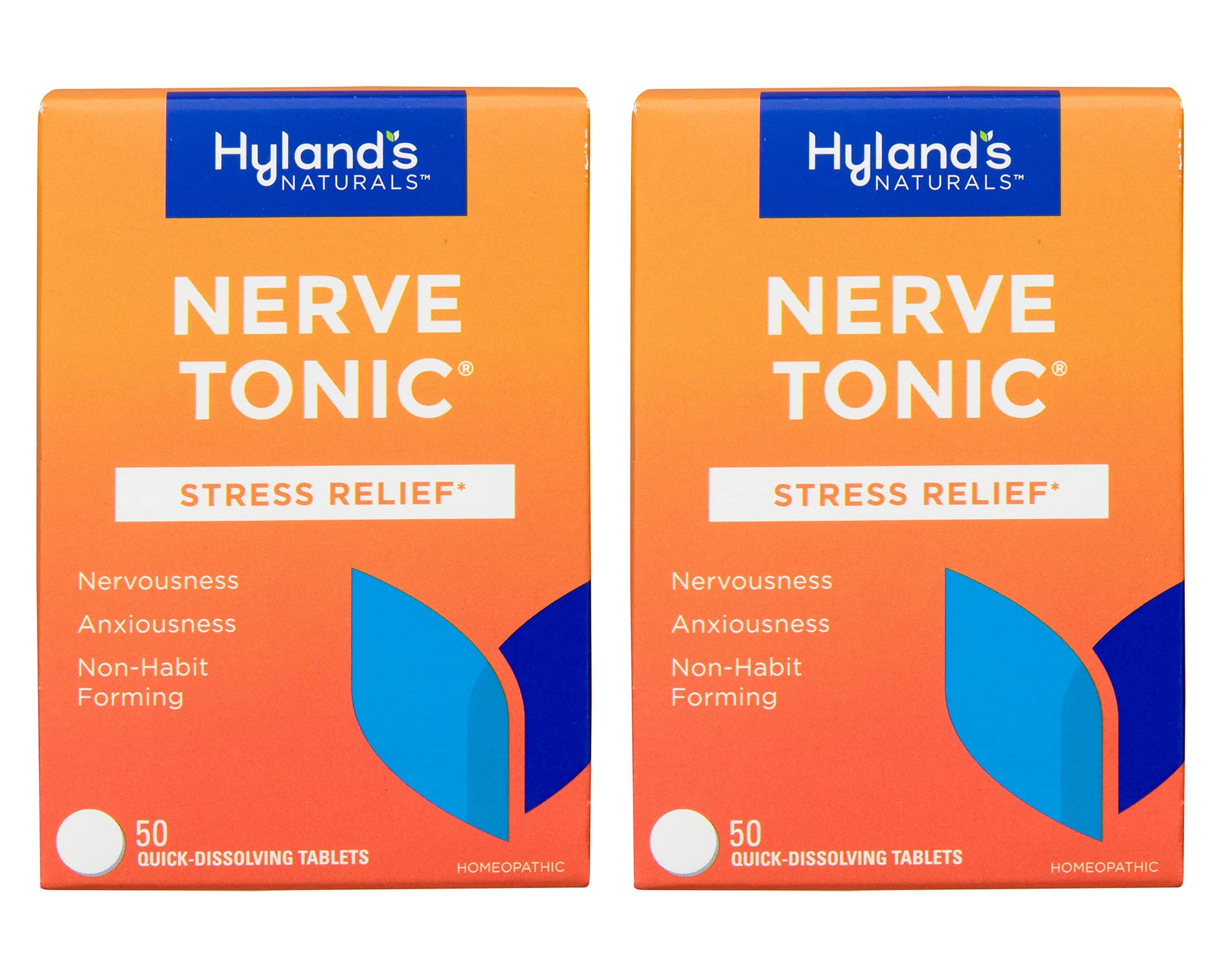 Hyland's Nerve Tonic Stress Relief Tablets packaging