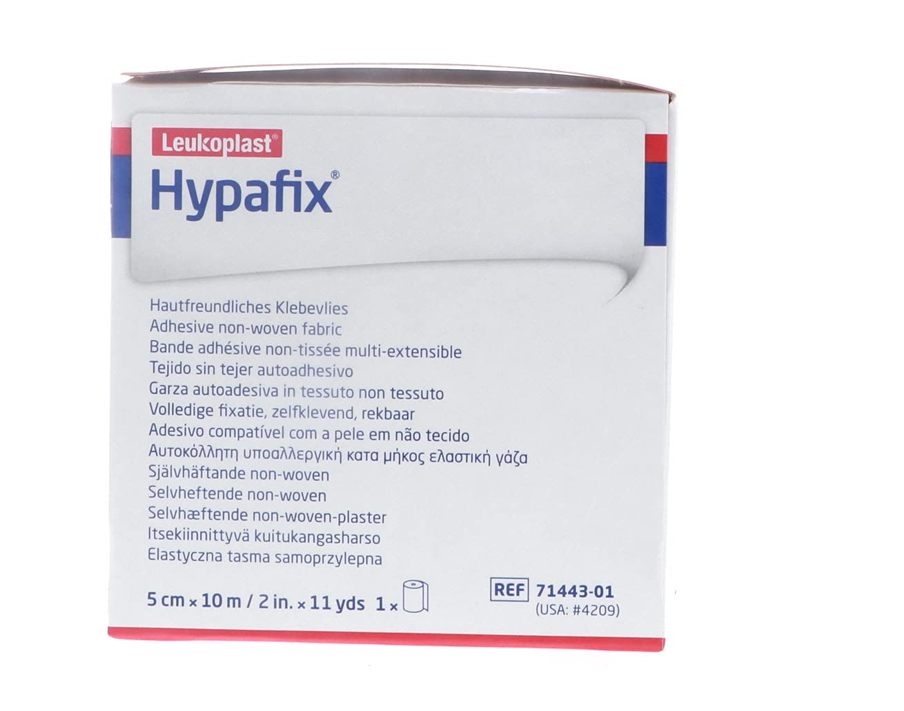 Non irritating adhesive Hypafix dressing tape for sensitive skin