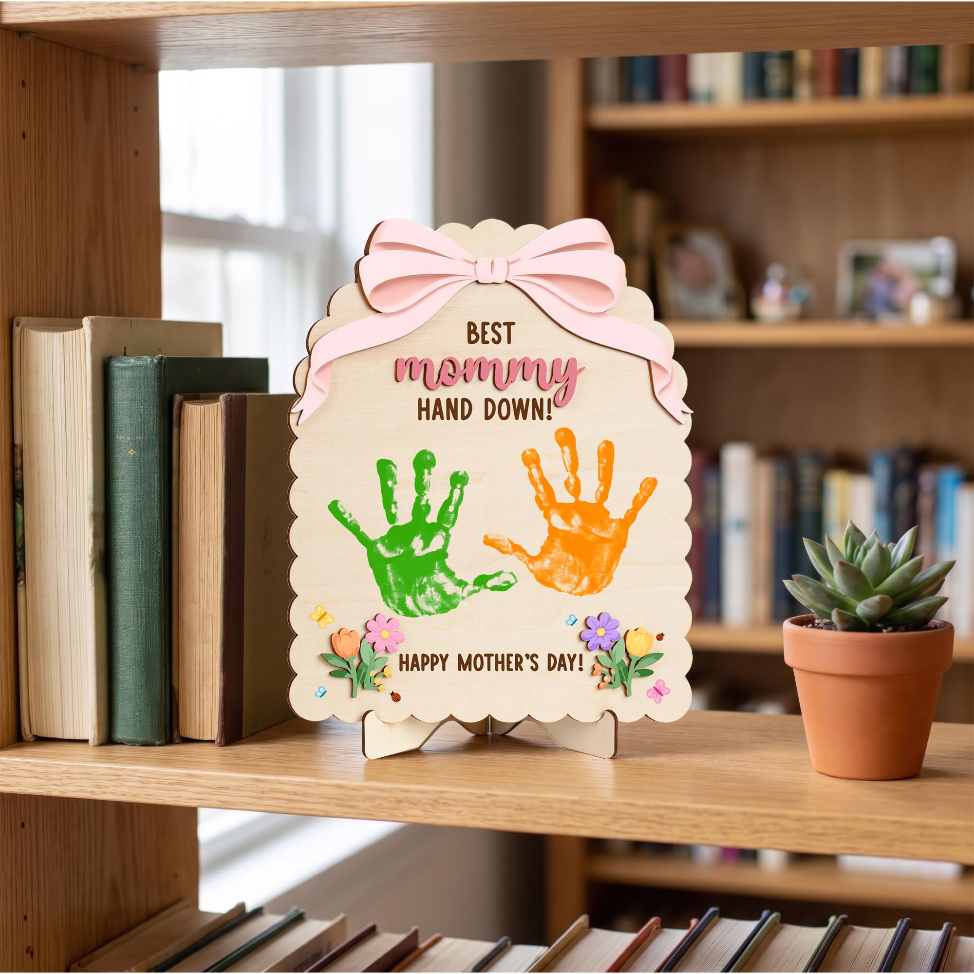 hyperi wooden flowers bouquet craft kit without paint packaging