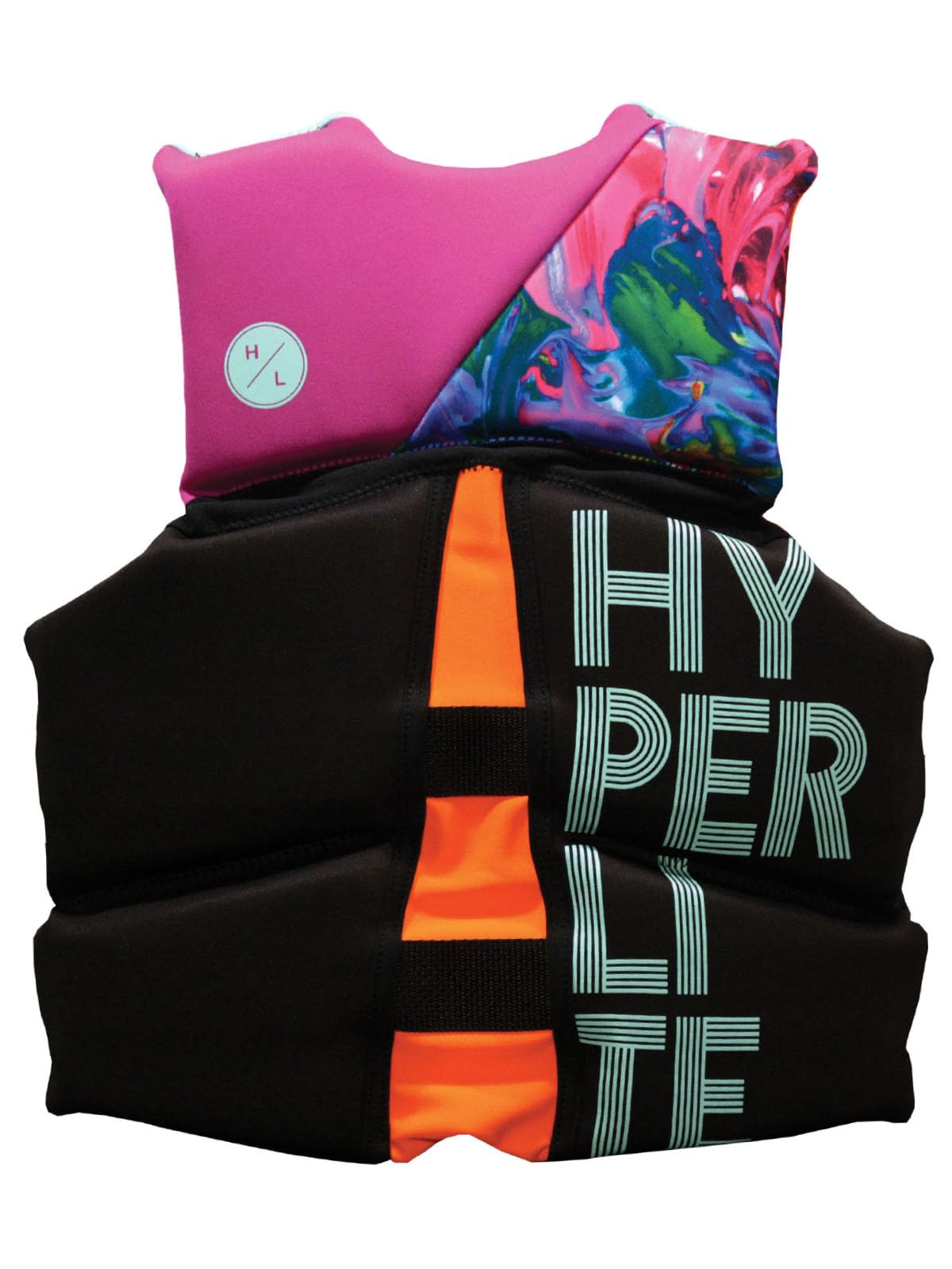 Hyperlite Elite Youth Life Vest worn by a youth rider on water