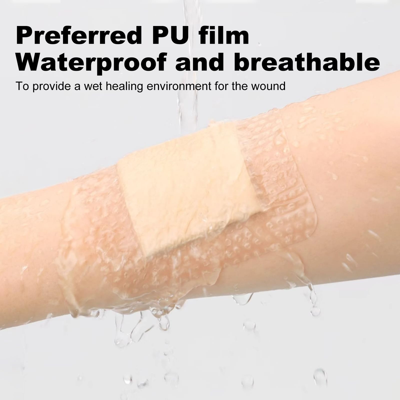 bordered wound care dressing suitable for bed sores