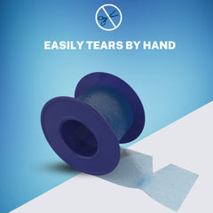 Hypoallergenic silicone tape strips for secure adhesion
