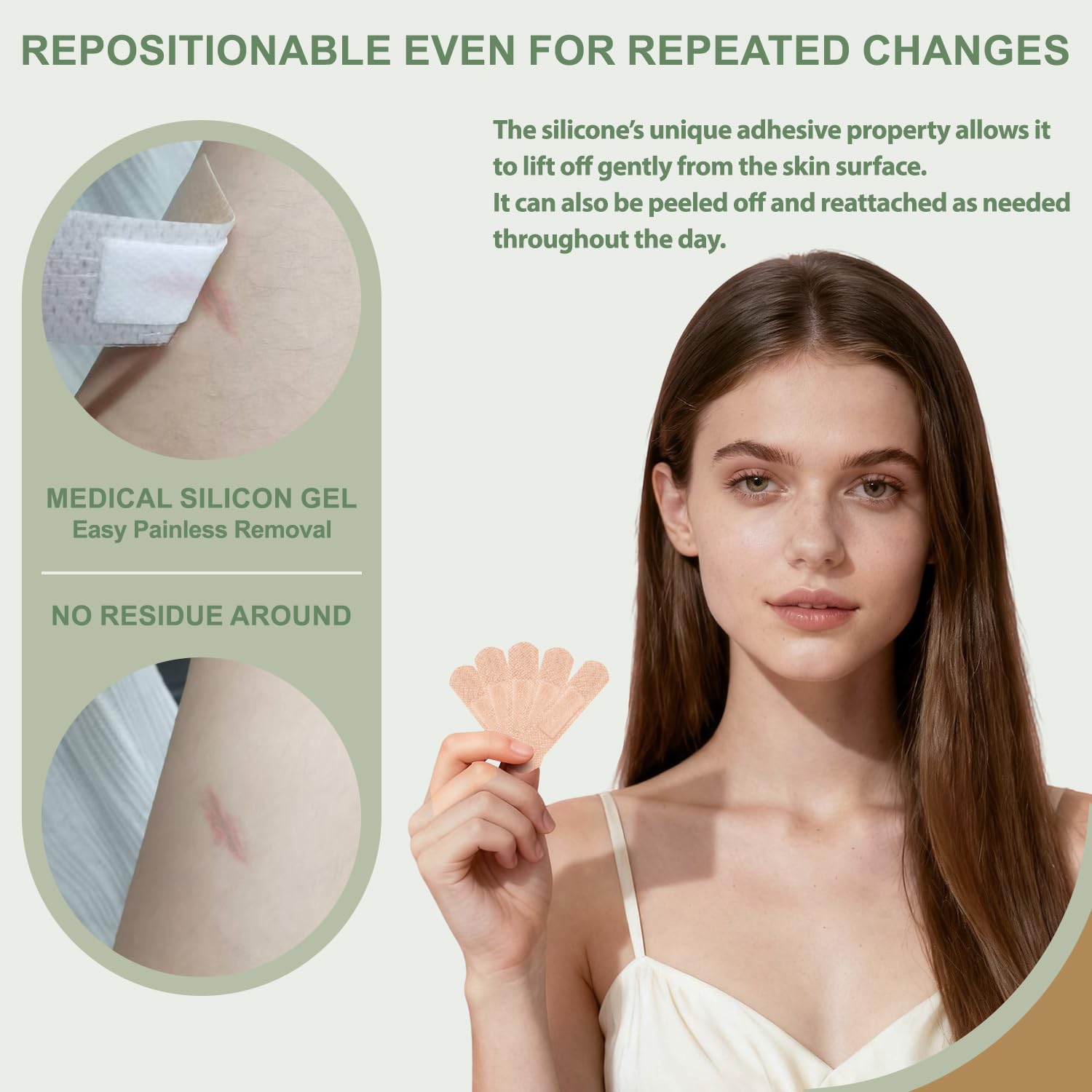 Latex free and rubber free silicone bandages Hysimedy
