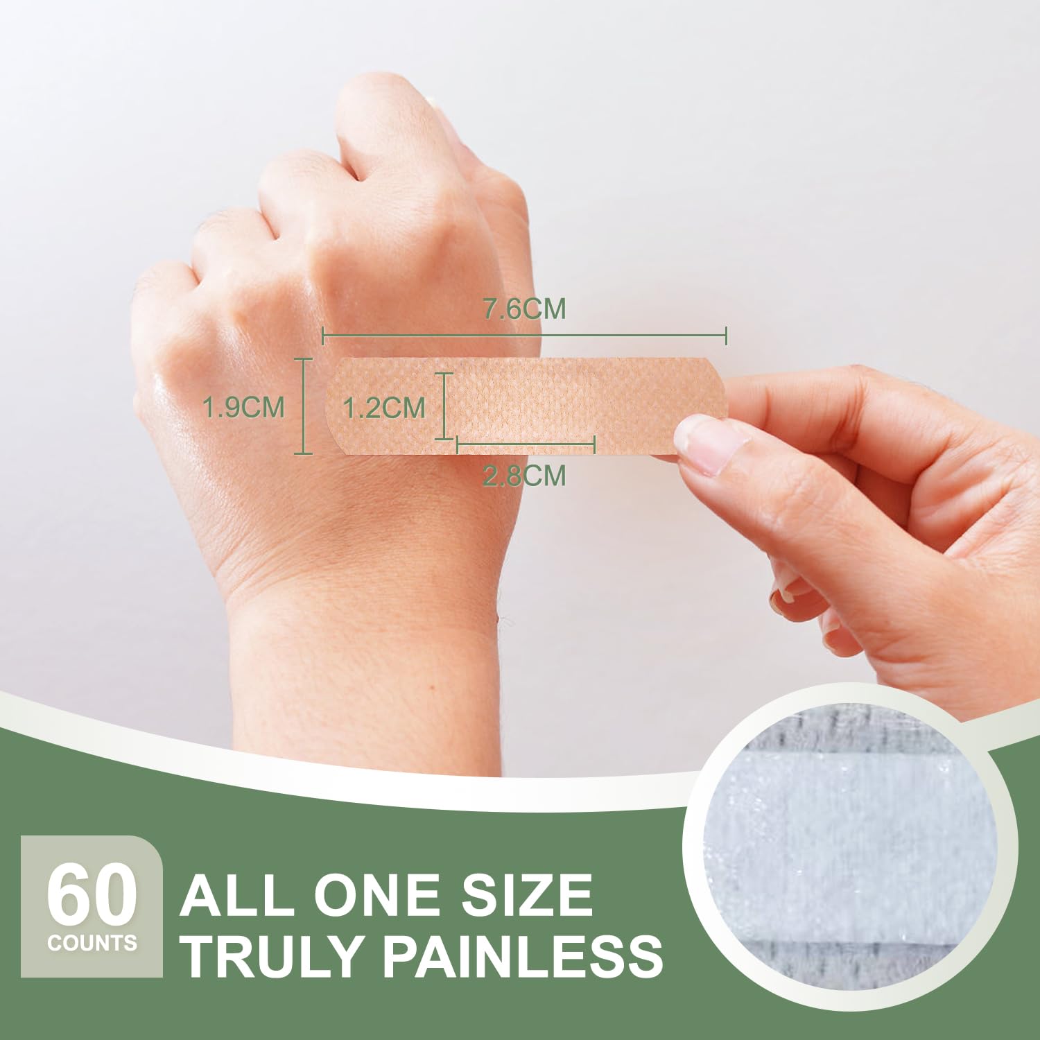 Hysimedy silicone bandages 0.75x3in non-stick pad
