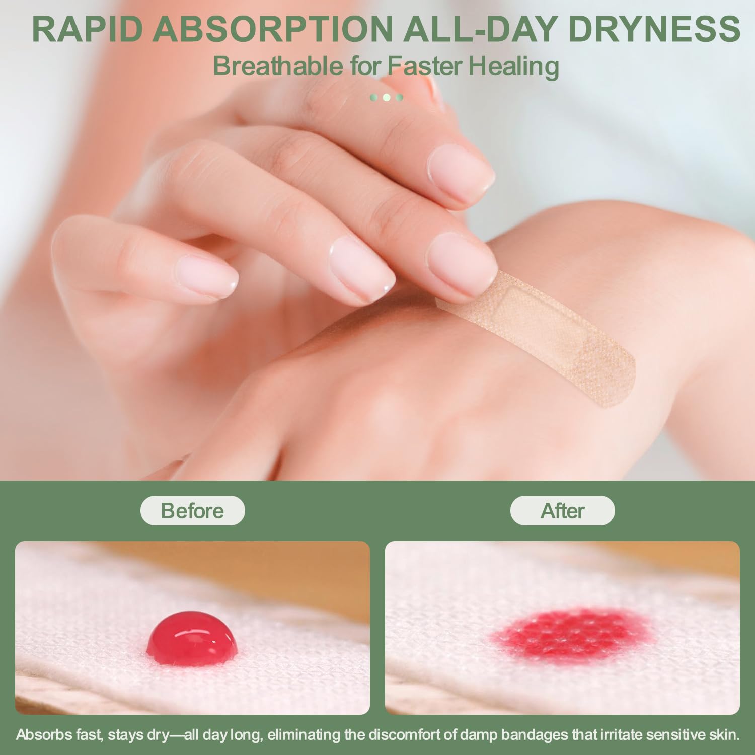 Hysimedy silicone bandages with four-sided sealed adhesive
