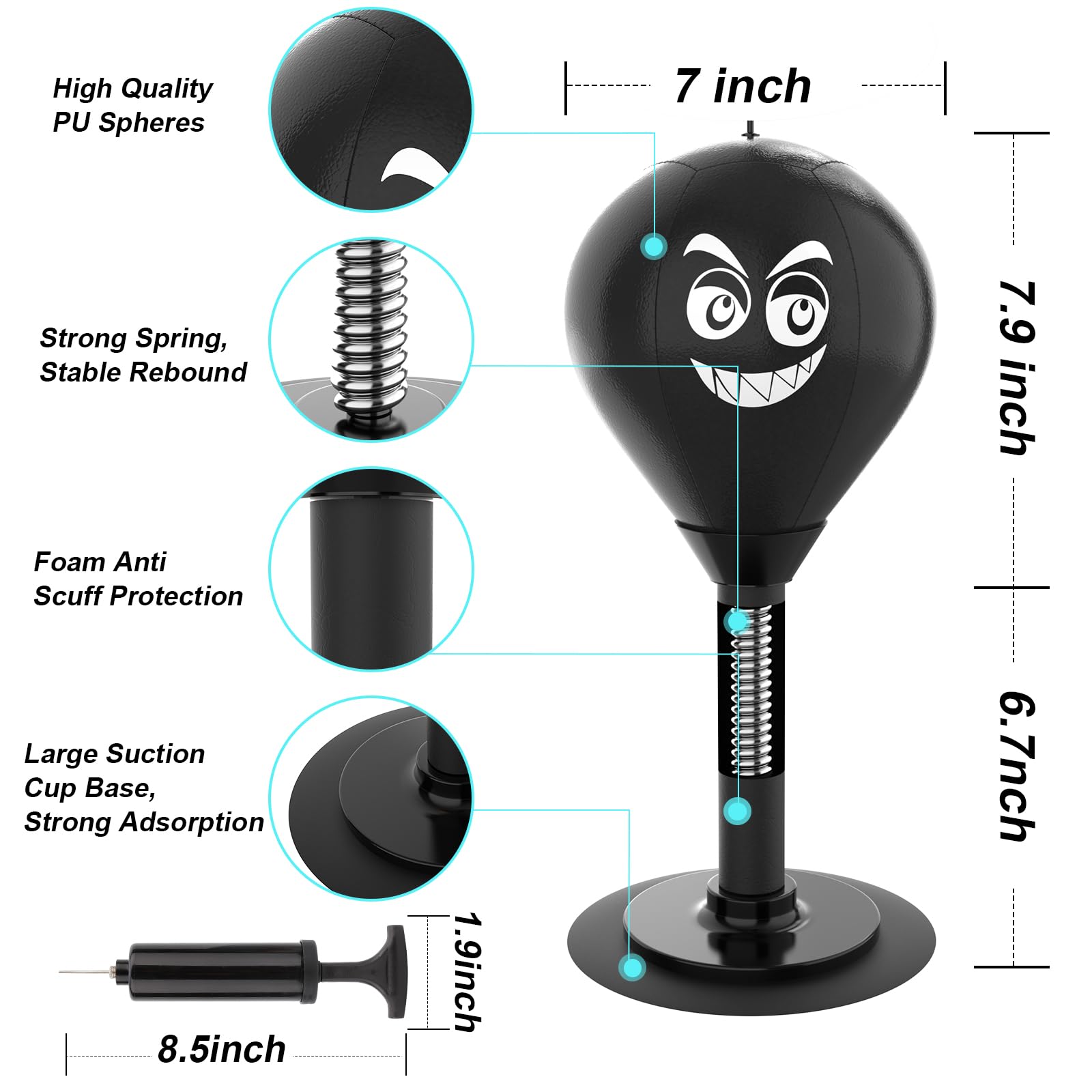 Desktop Punching Bag used by kids and adults