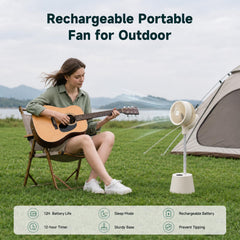 Fan with 6 speeds and 3 modes Normal Natural Sleep
