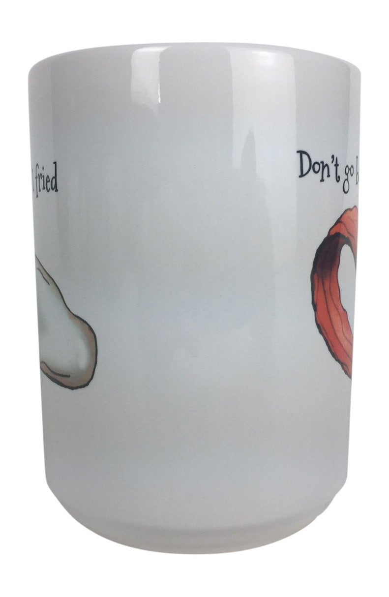 High-fired ceramic microwave safe mug