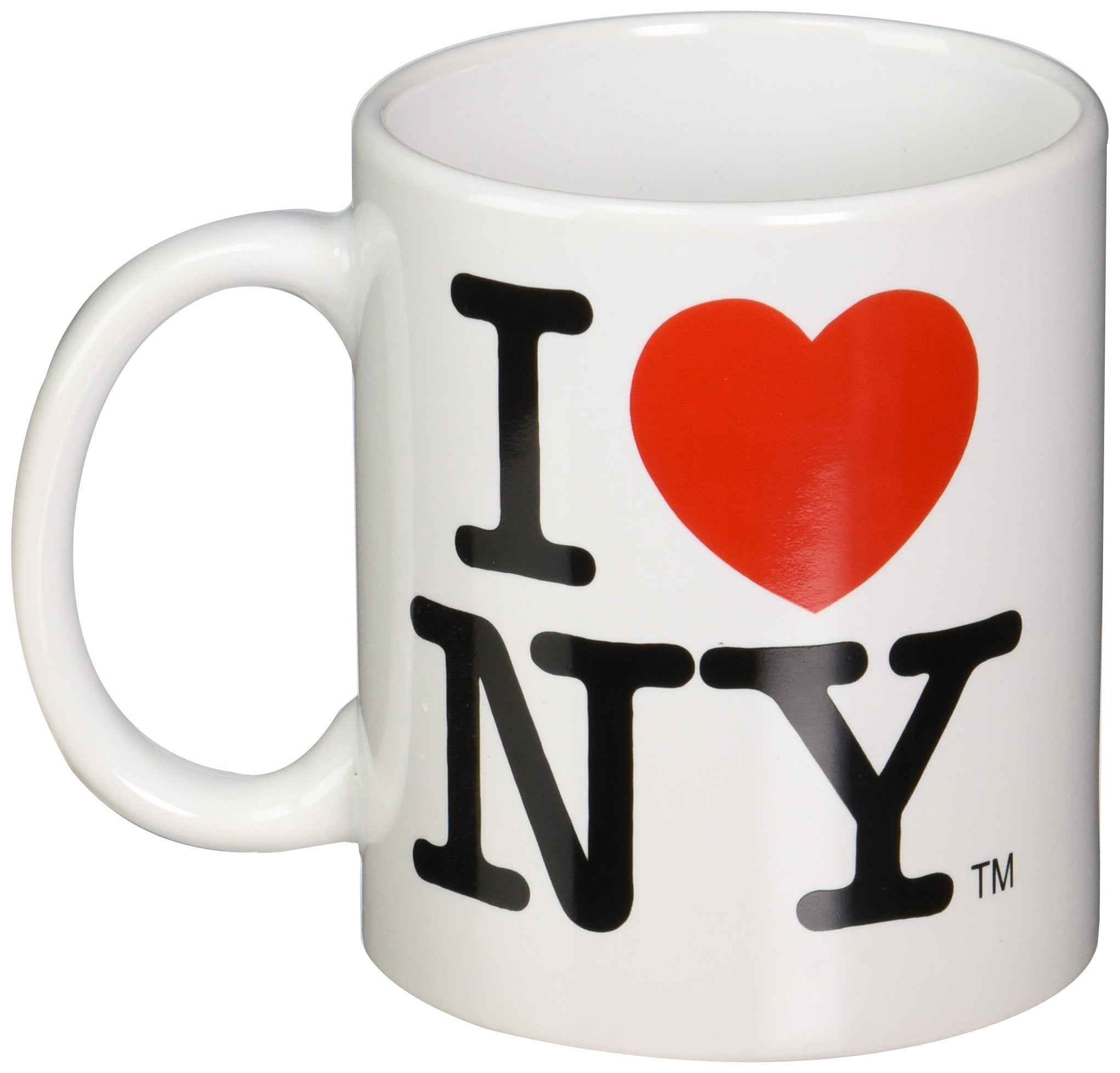 I Love NY Mug logo on both sides White Ceramic 11oz