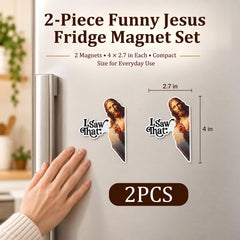 Two pack magnets measuring 4 x 2.7 inches