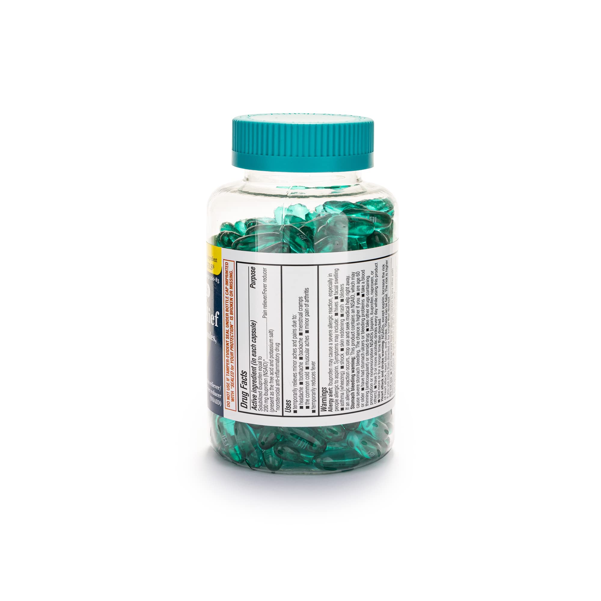 Ibuprofen arthritis pain relief softgels packaging