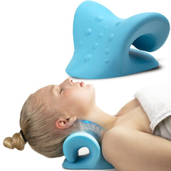 iBWYM neck stretcher cervical traction device light blue product image