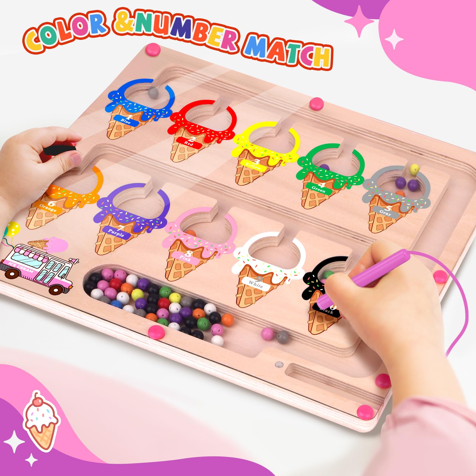 Gift-ready colorful design suitable for girls preschoolers