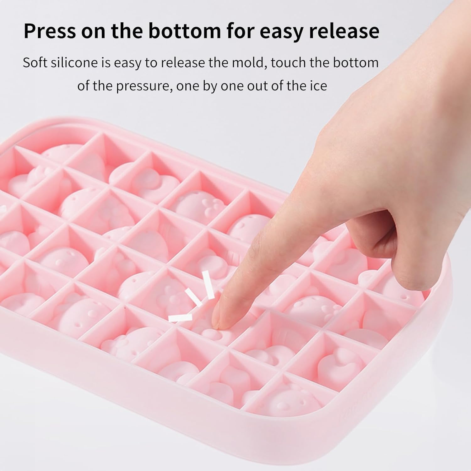 ice storage box included with Kitty silicone molds