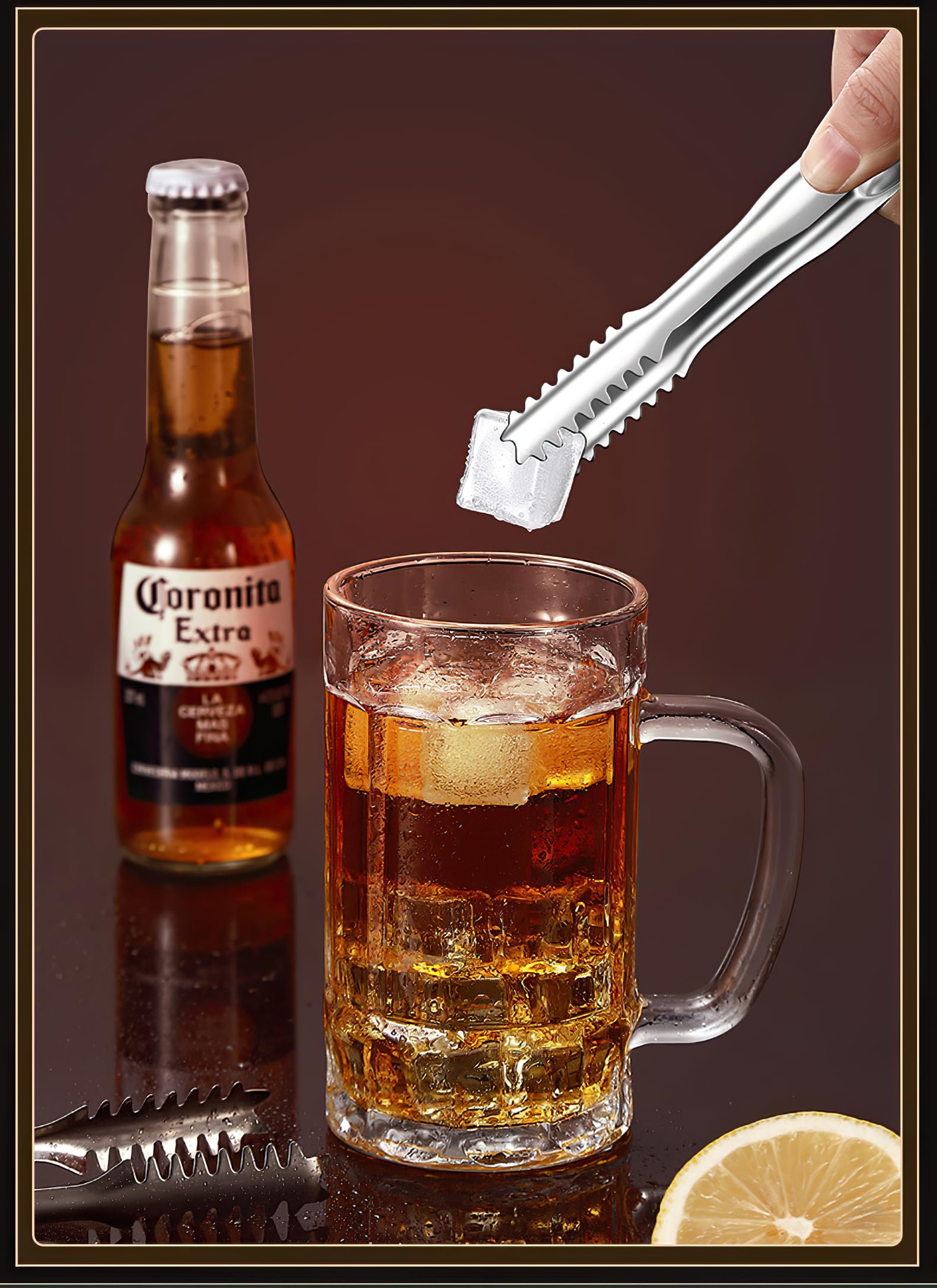 Ice tongs for salad toppings 7 inch