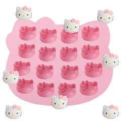 ICNYEKl kitten chocolate silicone mold pink cat shape
